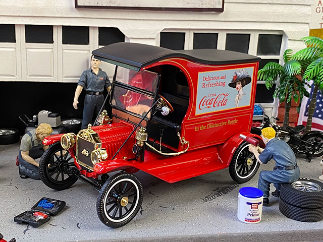 コカ・コーラ 1917年 フォード モデルT カーゴバン ダイキャスト