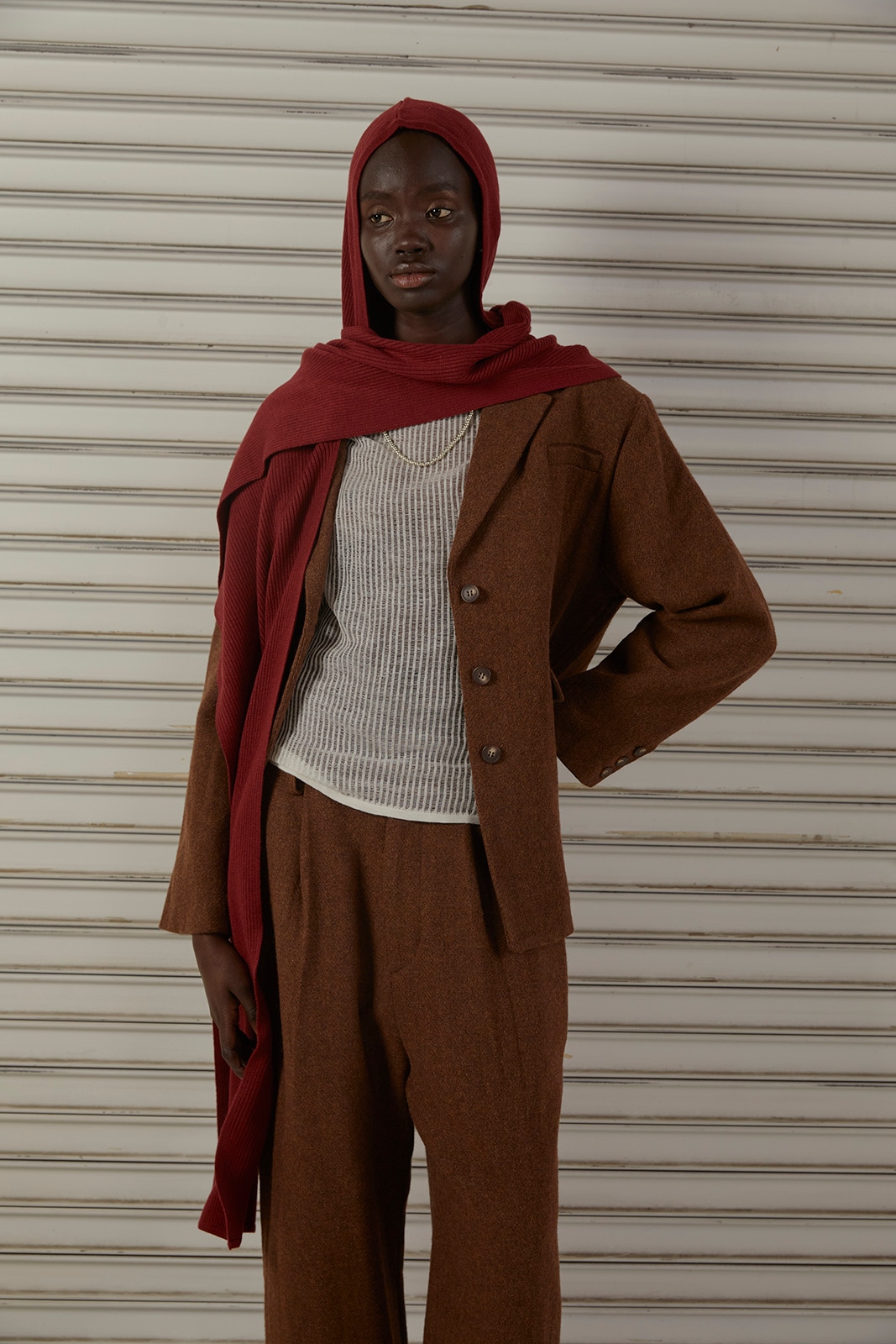 ストライプシアーニットトップス/CAVEZA ROSSO/カベサロッソ | NEW