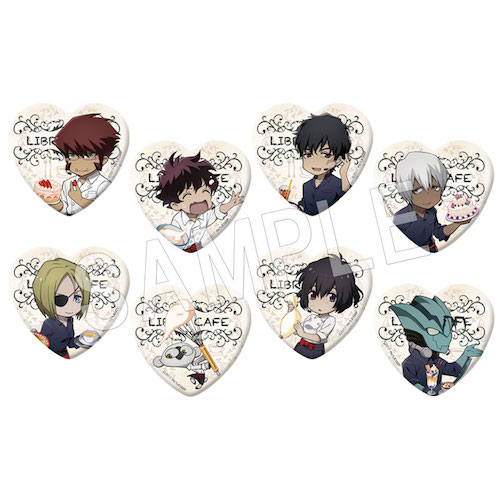 血界戦線 & BEYOND トレーディングハート型缶バッジ カフェスタッフver