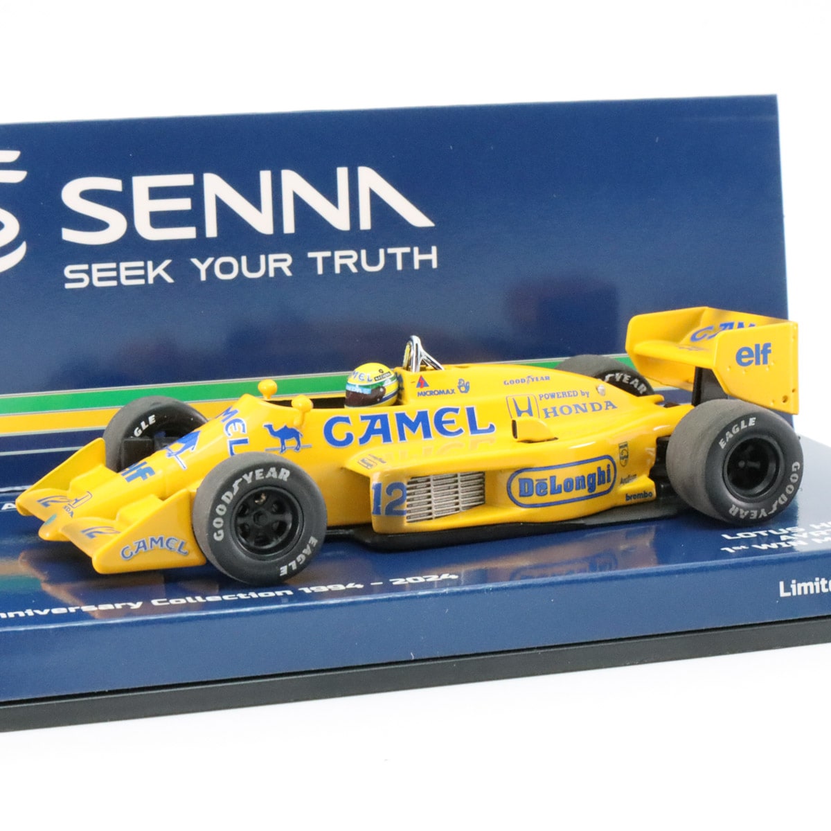 ミニチャンプス 1/43 ロータス ホンダ 99T 1987年 モナコGP初優勝