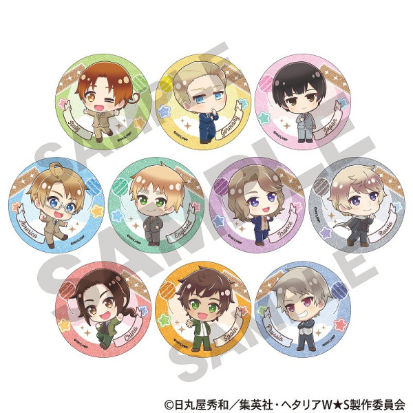 ヘタリア World☆Stars アート缶バッジ＿ドイツ/ちまにわ