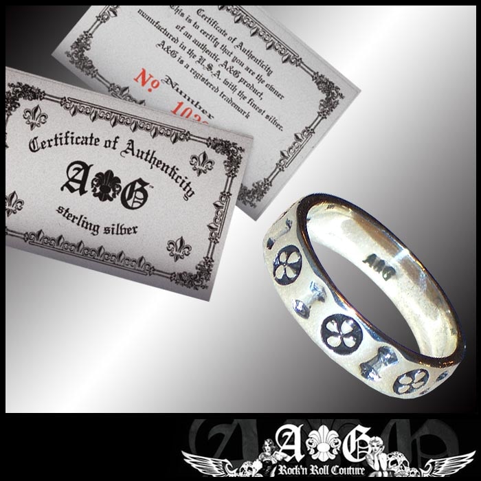 A&G シルバー リング 1 A＆G RING 指輪 Sterling Silber 925 A＆G