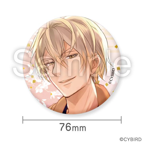 イケメン戦国 76mm缶バッジ 明智光秀 IFCダイヤモンド会員限定｜nadema