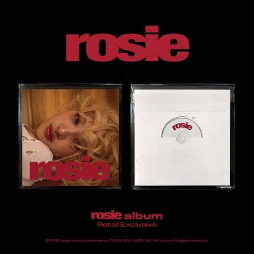 韓国音楽 BLACKPINKのロゼ - 1集 「rosie」 Retail Exclusive (CD+