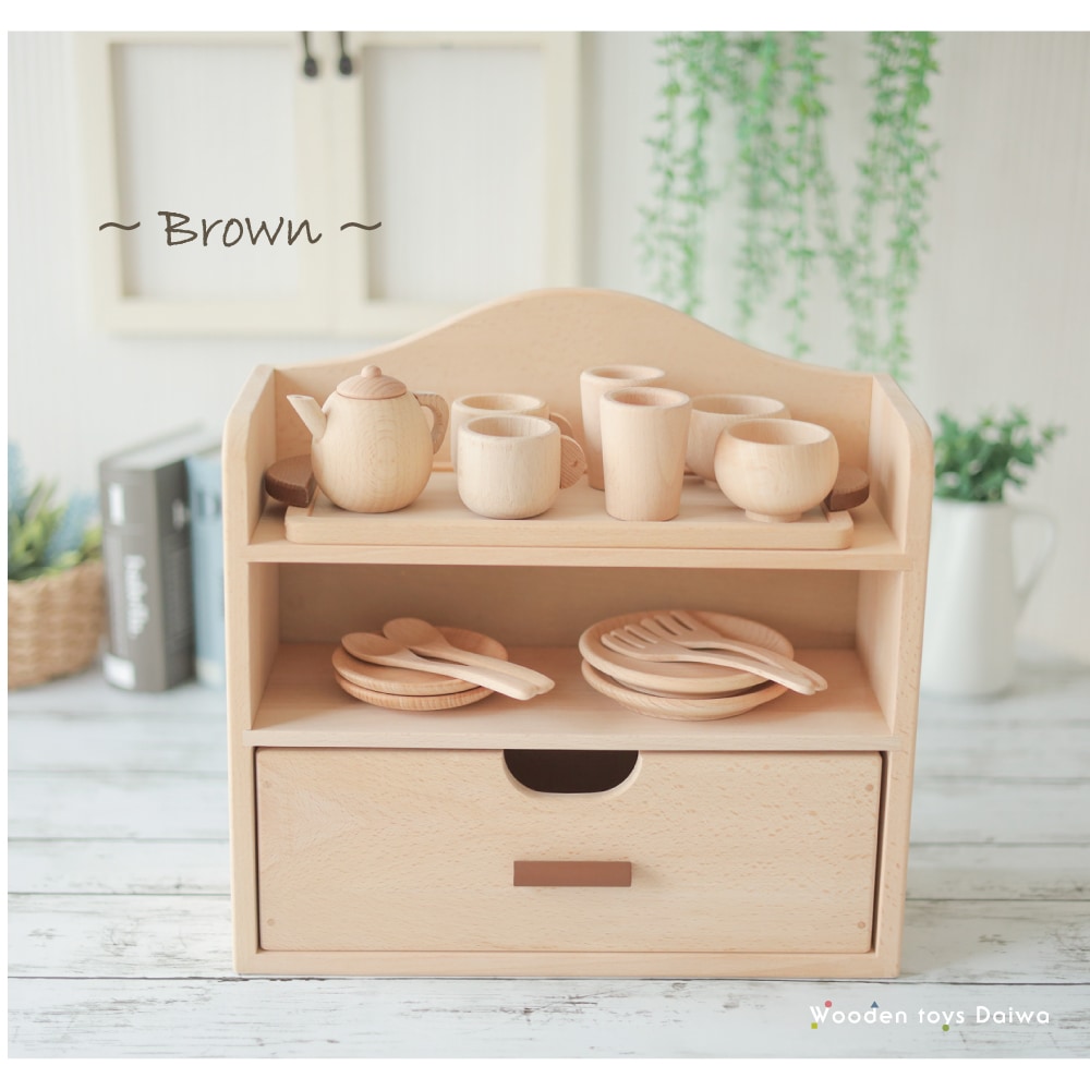 カラーが選べる！名入れ付き☆ミニままごとセット《包装不可*専用BOX