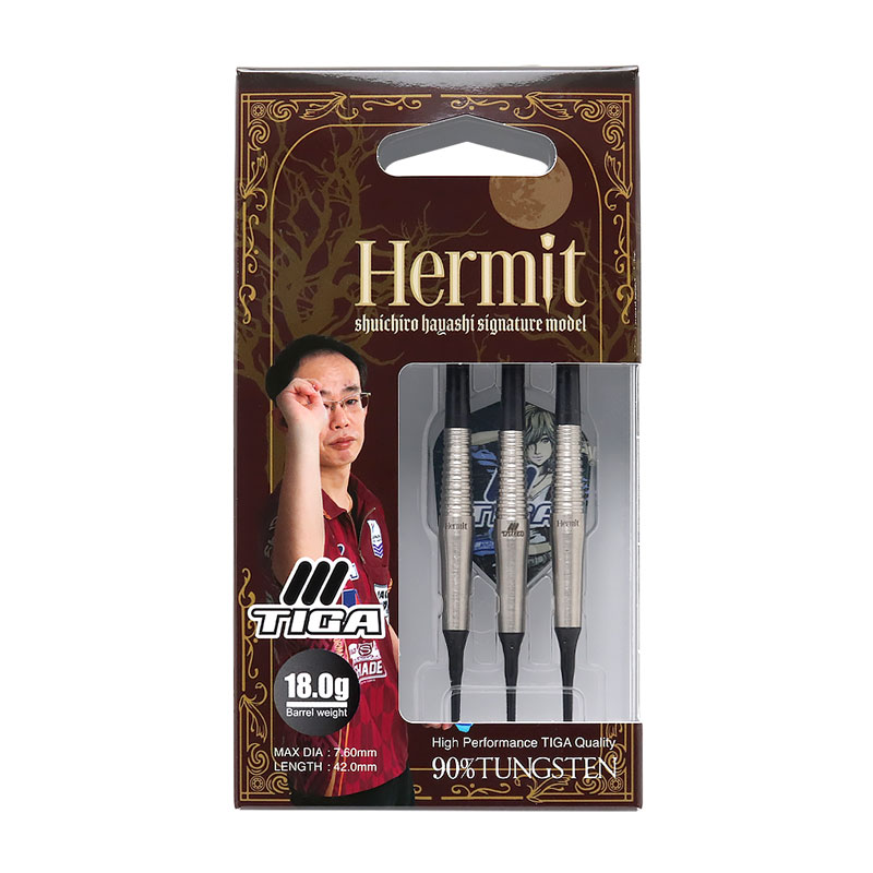 TIGA(ティガ) Hermit(ハーミット) 2BA 林周一郎 ダーツ > ソフトダーツ > ブランド【タ行】 > ティガ > TIGA(ティガ