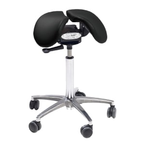 Salliチェアー[Salli Sway] ミドルタイプ（ブラック） ※開封後の返品