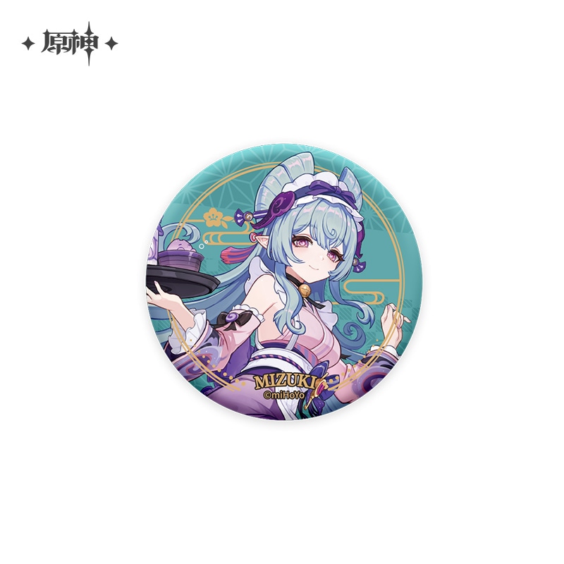 原神 稲妻城シリーズ キャラクター缶バッジ 夢見月瑞希 Genshin 10月仮