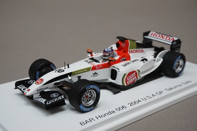 1/43 スパーク FS26 レーシングオン特注 ホンダ BAR 006 アメリカGP