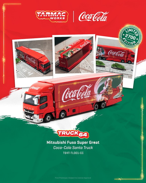 新品 T64T-TL001-CC Tarmac Works 1/64 三菱 Mitsubishi Fuso Super
