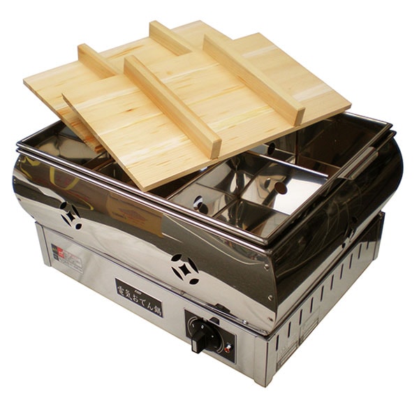 電気式おでん鍋 5寸 6仕切｜おでん鍋(道具)の全国通販-藤田道具