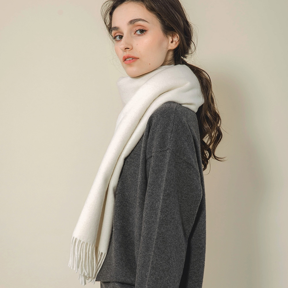 無染色カシミヤ100％ ストール | Item,Stole | FUKAKINET