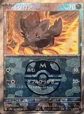 キラ】【マスターボール柄】PK-SV8a-096 ゾロア | ポケモンカード,SV
