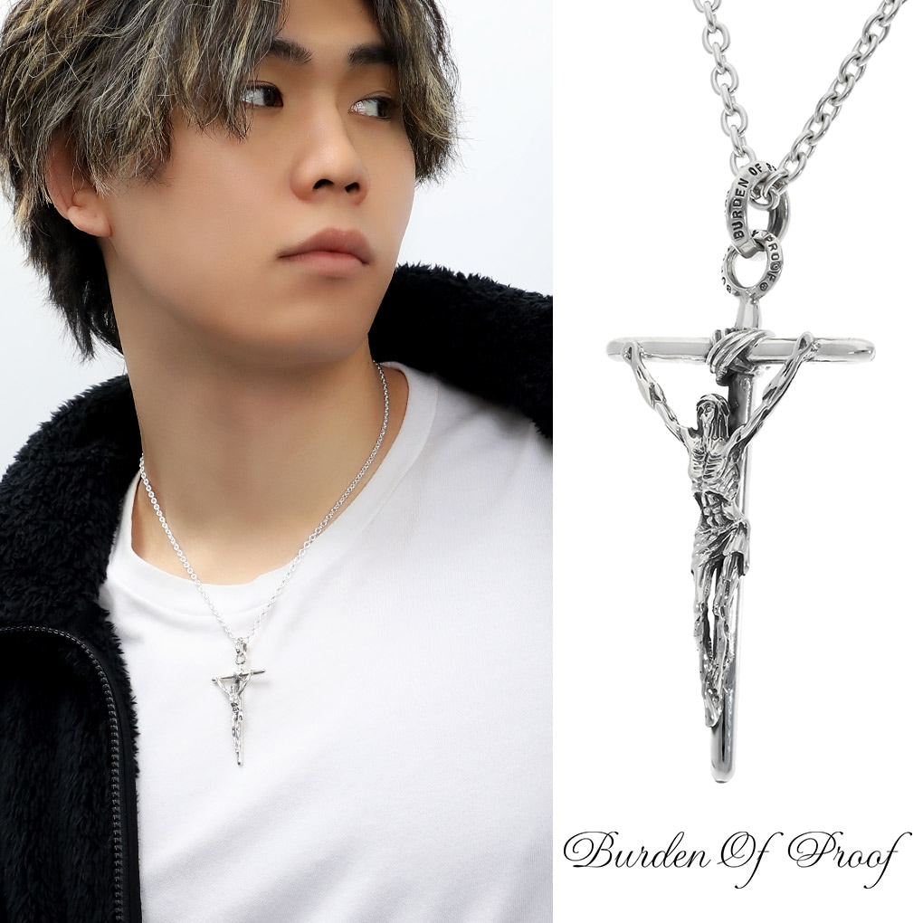 BURDEN OF PROOF ジーザス スティッククロス ネックレス ペンダント