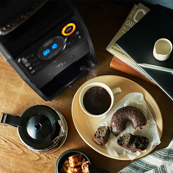 トフィー Toffy 全自動ミル付カスタムドリップコーヒーメーカー 豆 粉