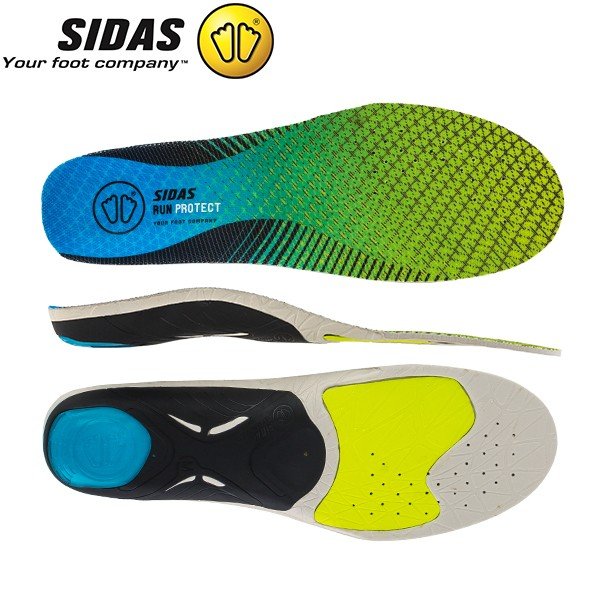 シダス Sidas インソール ラン 3D プロテクト 立体形状 中敷き 衝撃
