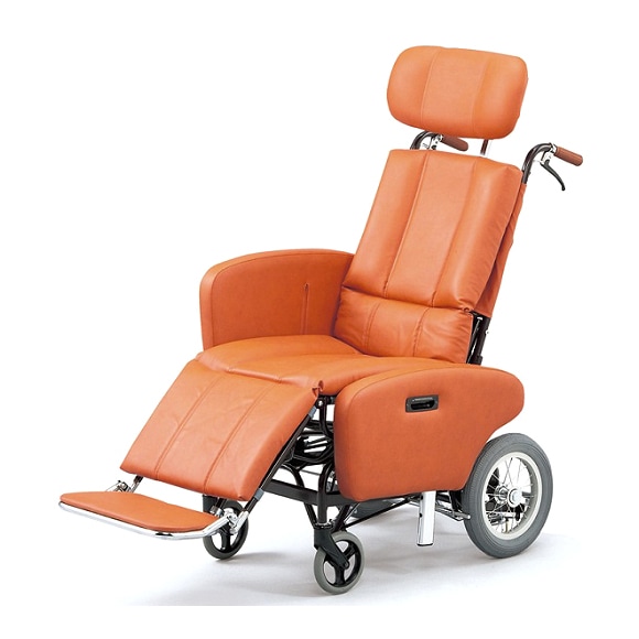 日進医療器 ティルト＆フルリクライニング介助用車いす NHR-7B 【福祉