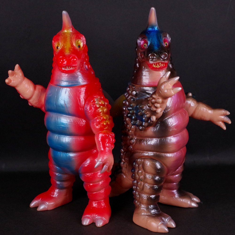 ソフビ/ブルマァク BULLMARK/ウルトラマンレオ/ブラックギラス｜墓場の