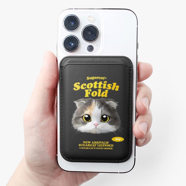 sugarcat] MagSafe カードケース スコティッシュフォールド joy / 猫
