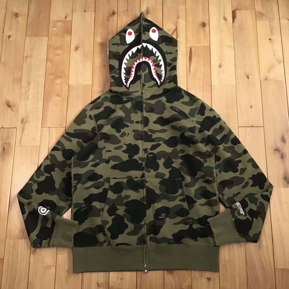 Windstopper 1st camo シャーク パーカー Lサイズ shark full zip