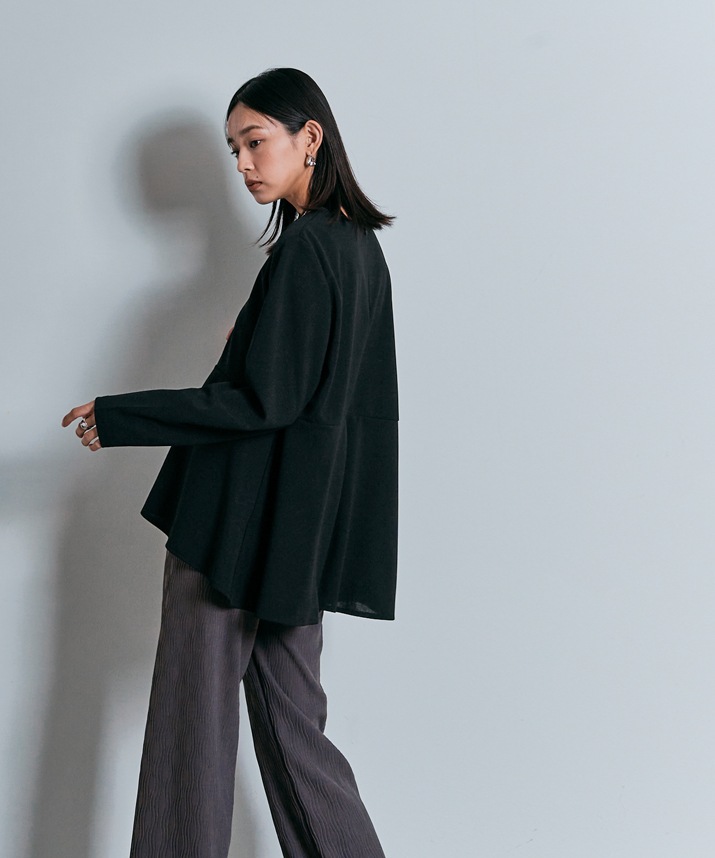 ロングスリーブペプラムブラウス 全3色 2サイズ 【SALE】 | トップス