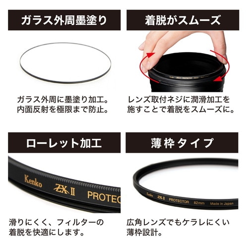 即配】(KT) 67mm ZX II (ゼクロスII) プロテクター ケンコー KENKO