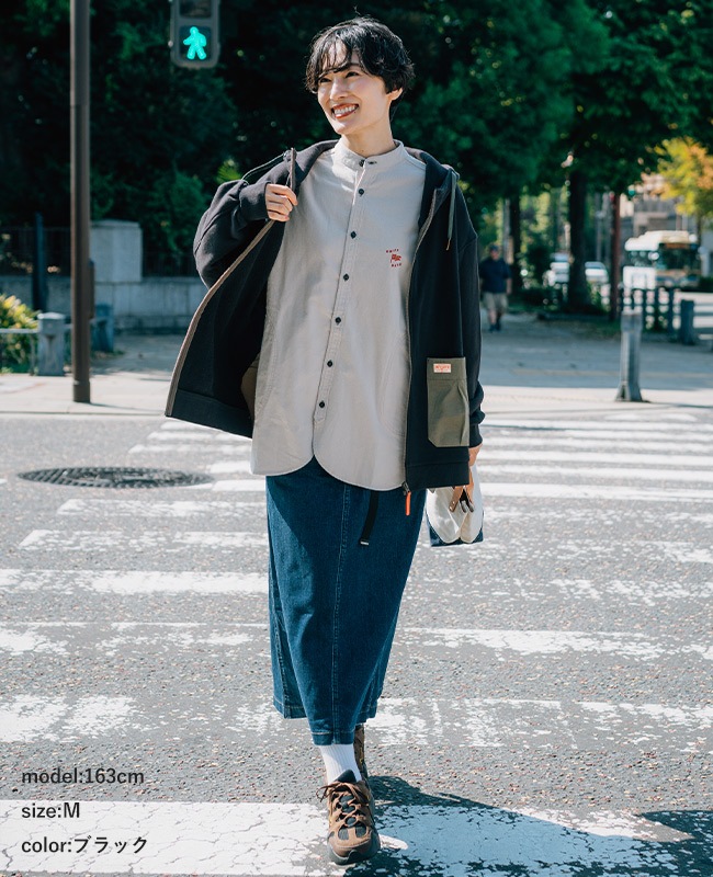 クリフメイヤー[公式] 異素材切替ざっくり裏毛ジャケット LADYS