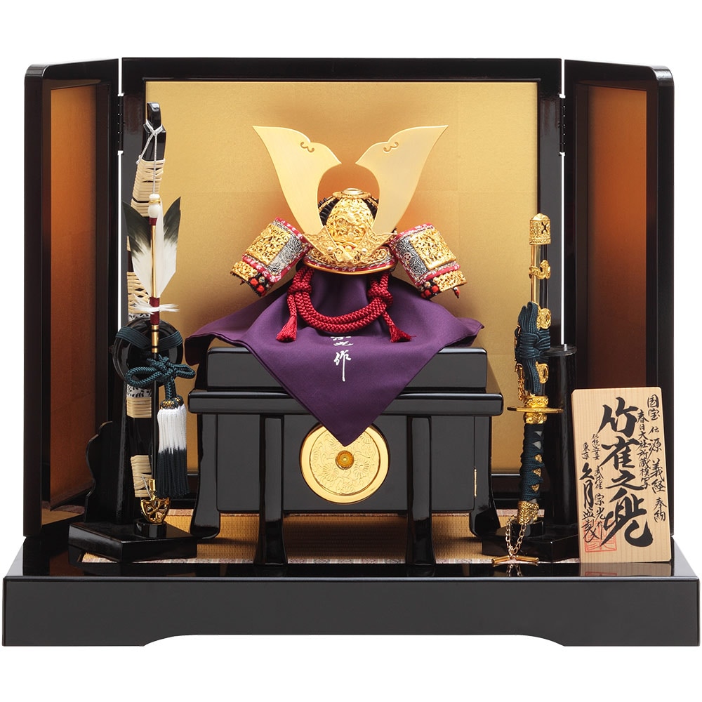 中村宗光作 竹雀之兜飾り 国宝シリーズ 6GR-K52 | 兜飾り | 【公式