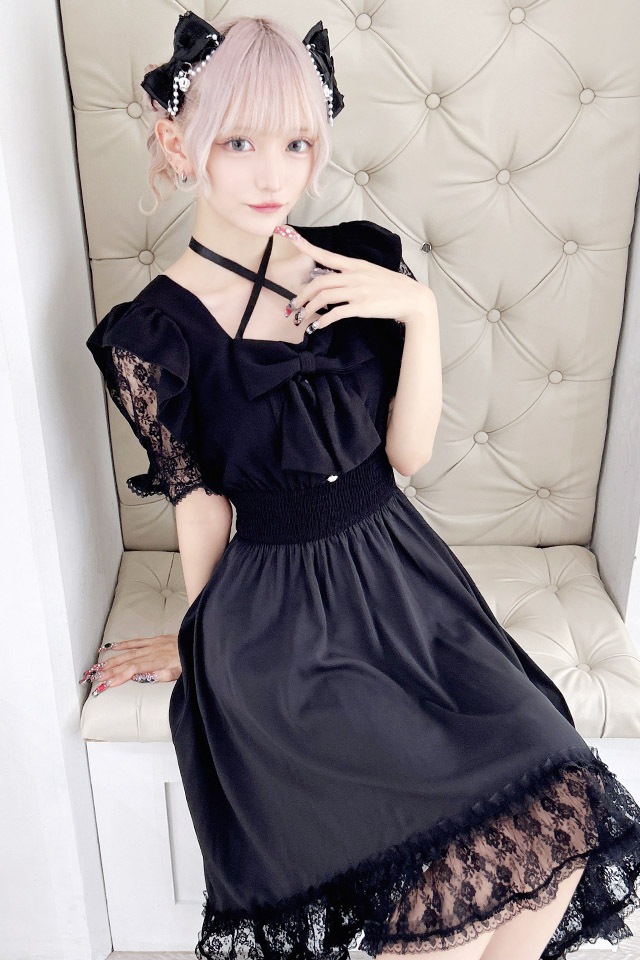 Princess Melody】ハイロースカートワンピース - ブラック size-F