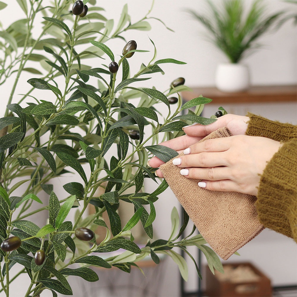 フェイクグリーン オリーブ 幅750×奥行550×高さ1500mm アートグリーン