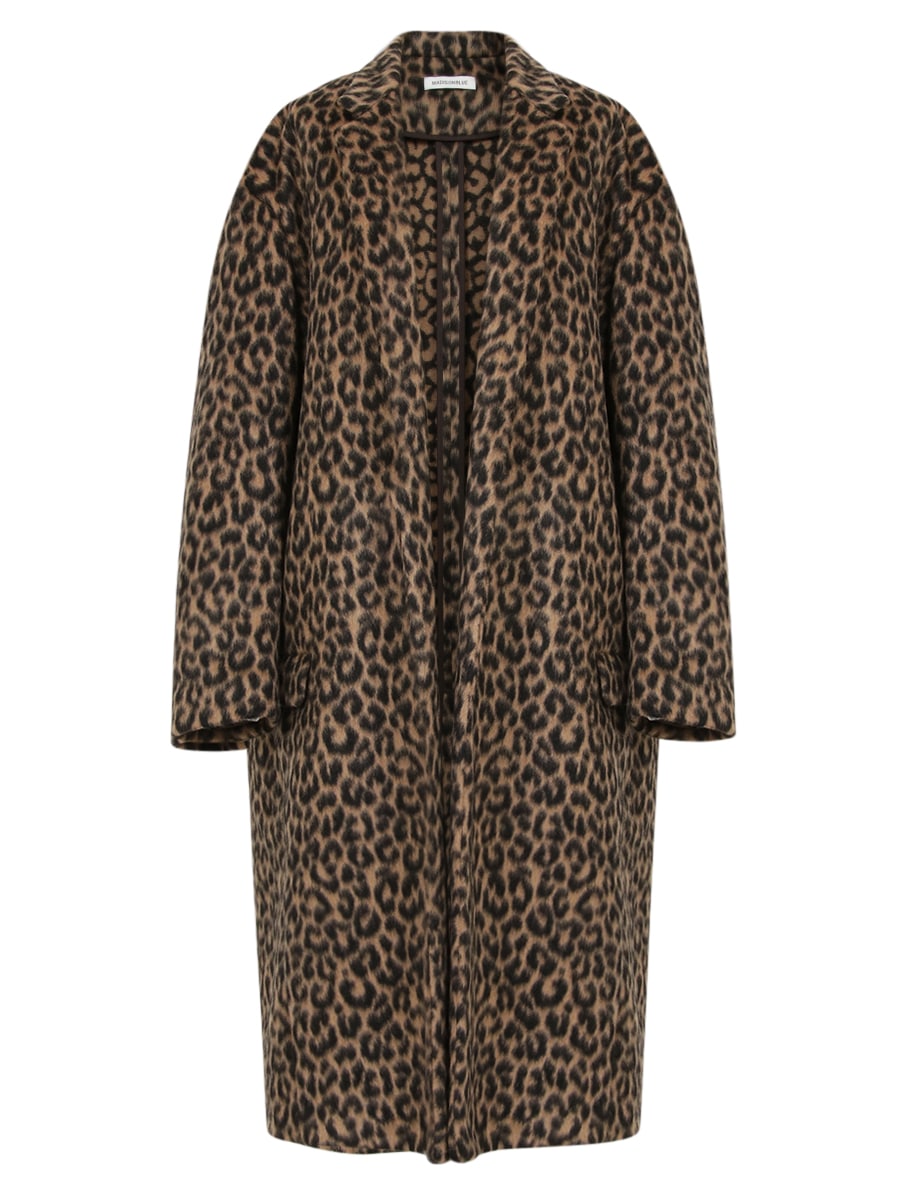 EGG SHAPED COAT LEOPARD | COAT | MADISONBLUE