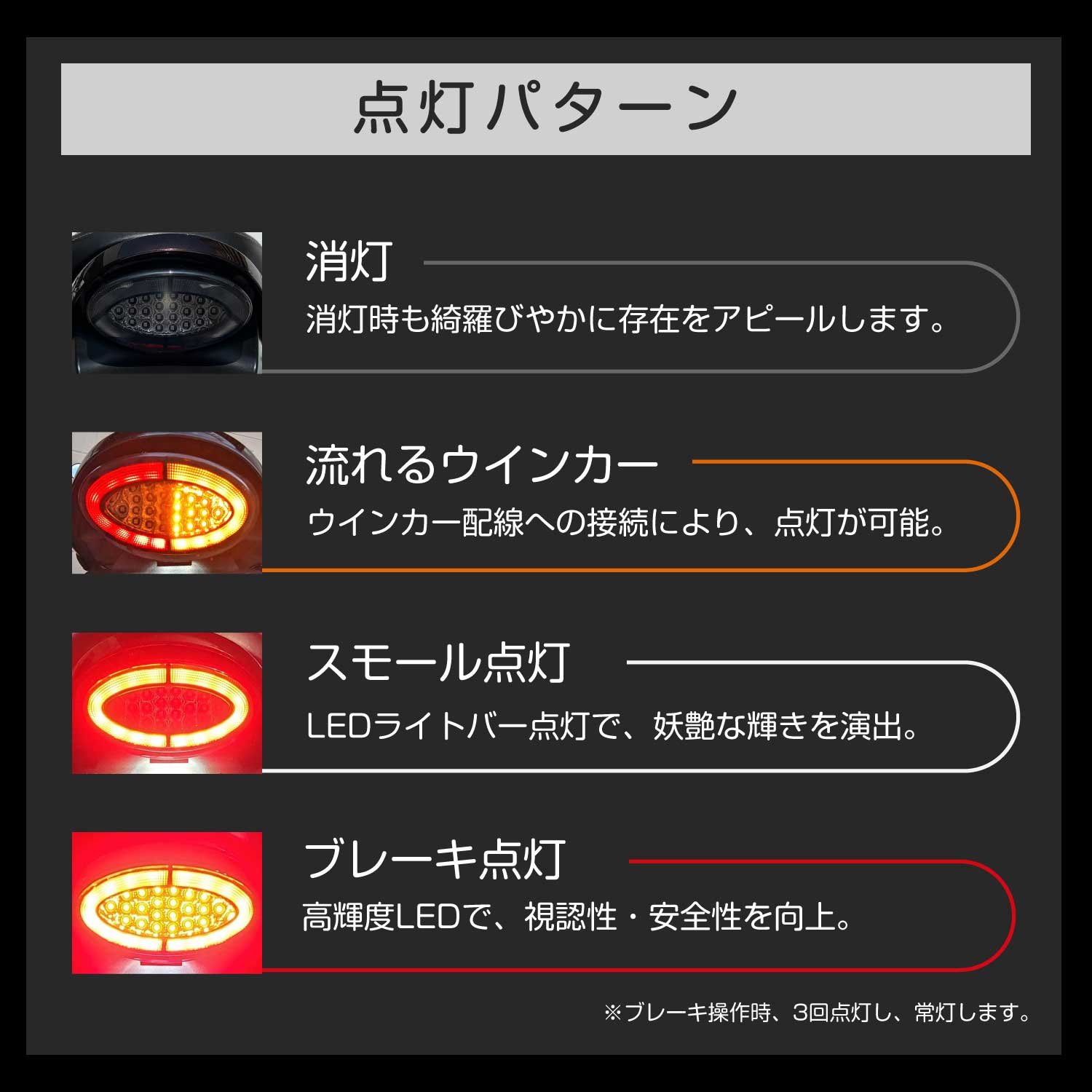 Valenti Moto【バイク用】ヴァレンティ ジュエルLEDテールランプ