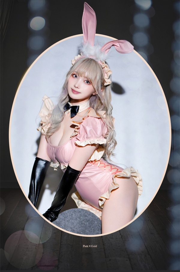 即日発送】フレンチメイドバニー《ハロウィンコスプレ5点セット