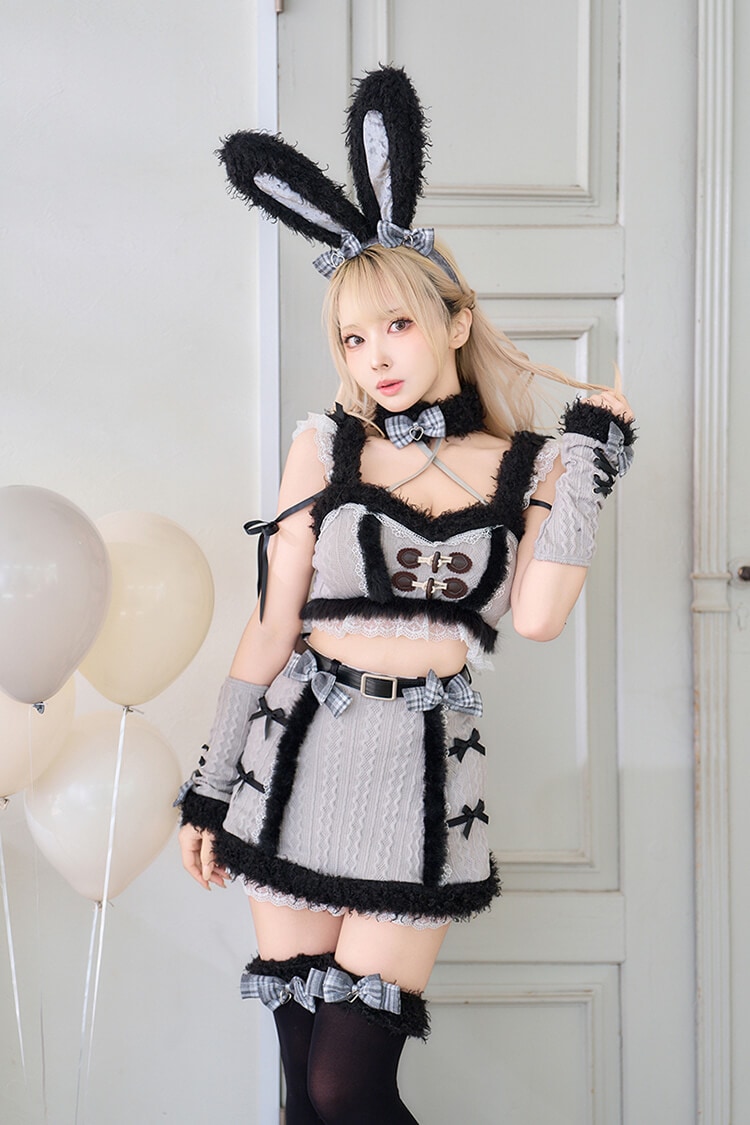 即日発送】メルトニットバニーファーセットアップ《オリジナルコスプレ