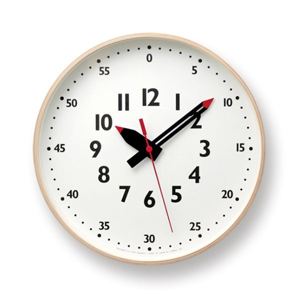 壁掛け時計 ふんぷんクロック 子供に読みやすい時計 掛け時計 掛時計