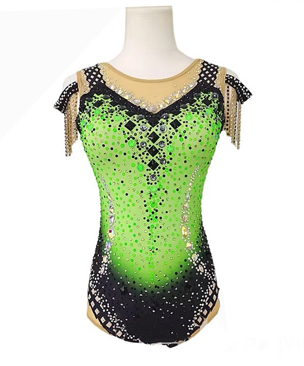 新体操レオタード RGLHBD8037 - フィギュアスケートのコスチューム新