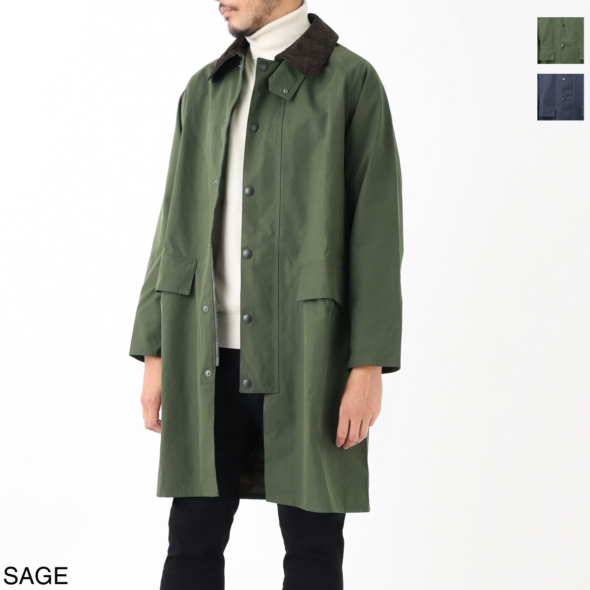 アウトレット】Barbour バブアー ラグランコート/シングルコート