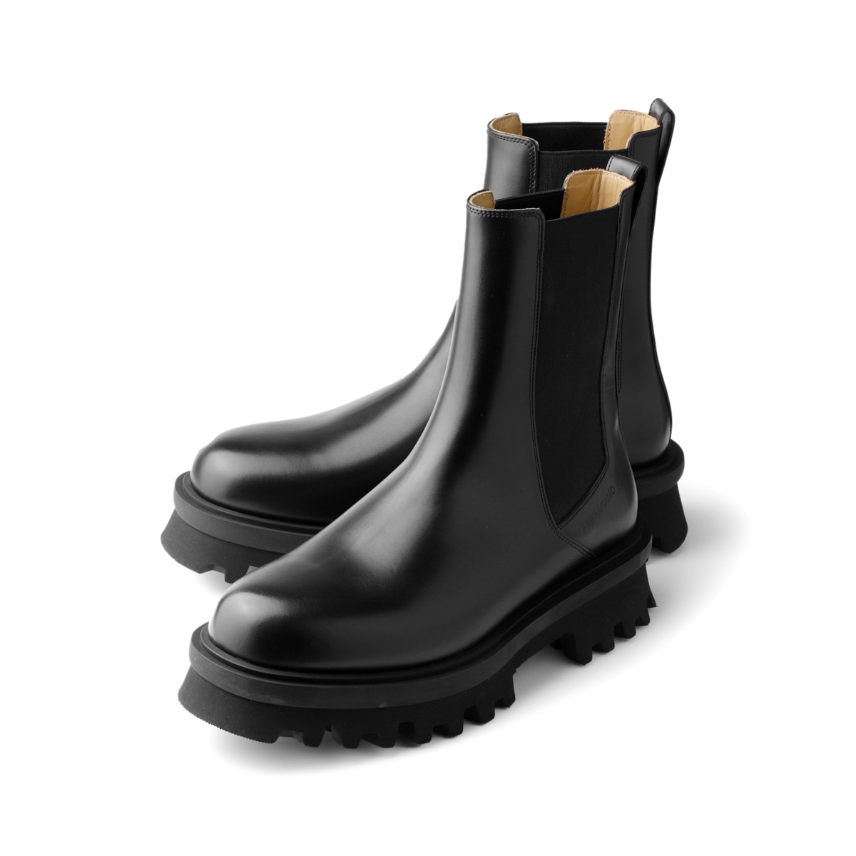 5万円均一】FERRAGAMO フェラガモ チェルシーブーツ/FLASH【大きい