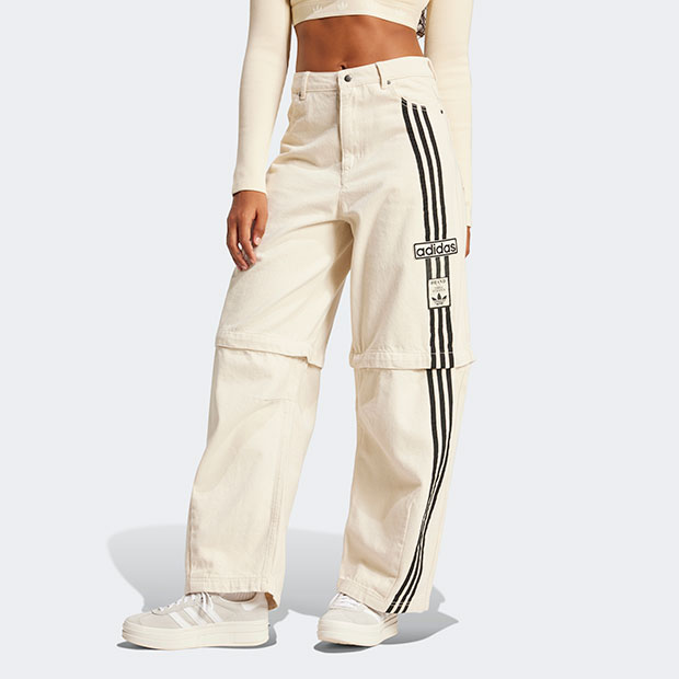 レディース アディブレイク デニム 2-IN-1 パンツ ナチュラルデニム