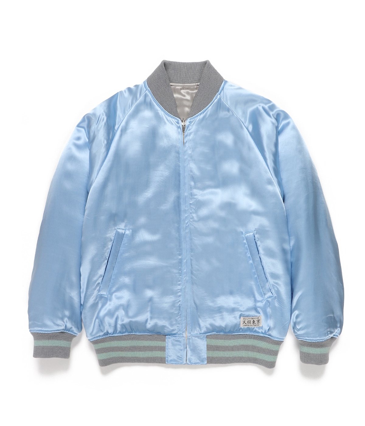 TIM LEHI / REVERSIBLE SKA JACKET【BLUE-SILVER】｜WACKO MARIA