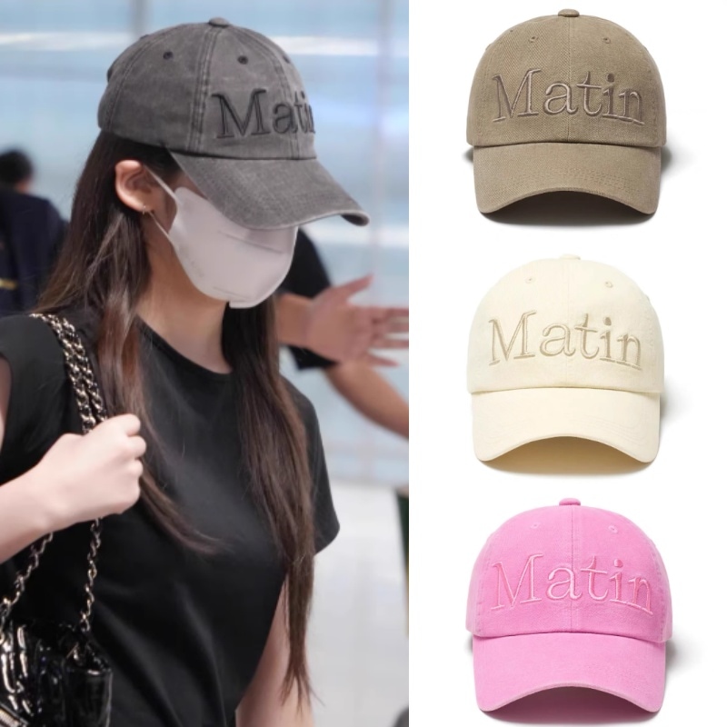 MATIN KIM ボールキャップ MATIN LOGO WASHED BALL CAP｜MIRISE