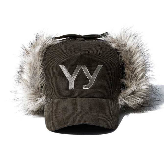 OPEN YY キャップ FAUX FUR CORDUROY EARFLAP CAP｜MIRISE(ミライズ
