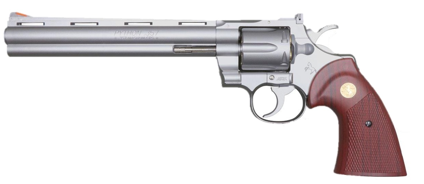 店内全品5％OFFクーポン】クラウン ガスリボルバー パイソン 8インチ