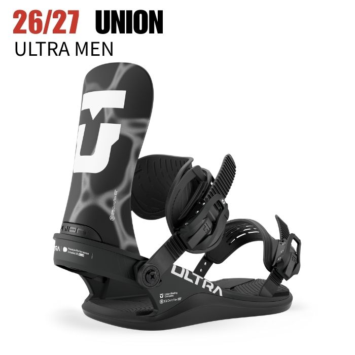2027 UNION ユニオン ULTRA (MEN) ウルトラ BLACK 26-27 スノーボード