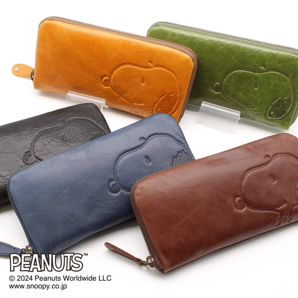 PEANUTS/SNOOPY】スヌーピーのラウンド長財布 【MOTHERS】［sp-73166］