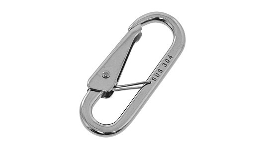 スナップフック C 《ｽﾃﾝﾚｽ(303､304､XM7等)/生地(または標準)》 | 金具