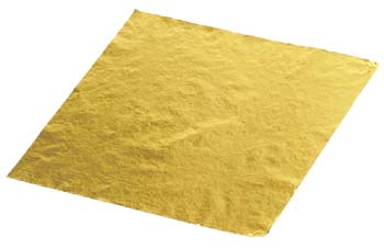 純金箔極薄 110×110mm 厚0.1～0.2μm ※クロネコゆうパケット不可。対応