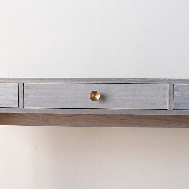 大川家具】≪受注生産≫コンソールテーブル 75/110cm幅 ミドル/ハイ