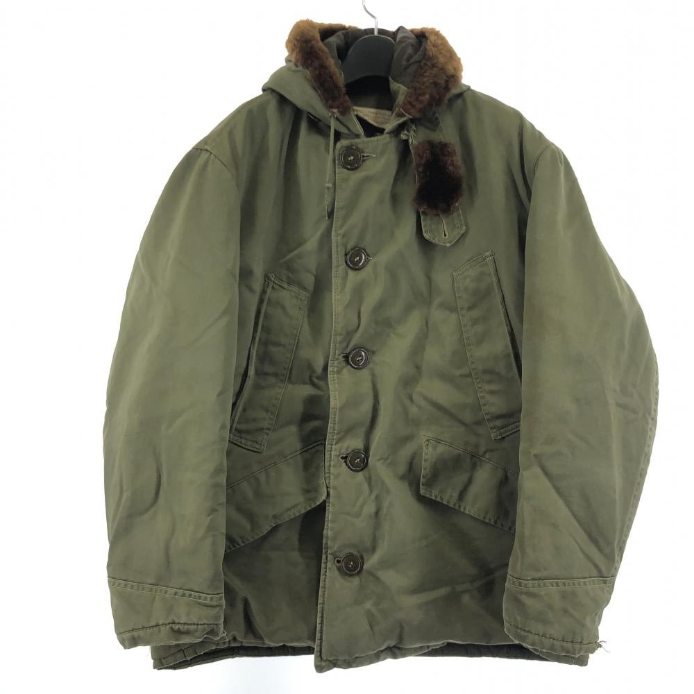 中古】☆40-50s PARKA B-9 TYPE フライトジャケット カーキ