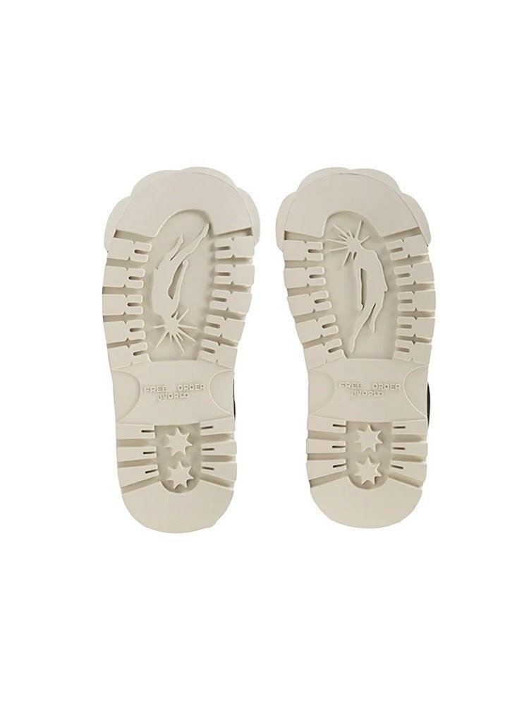 F.V.V.O】Low-Top Thick-Soled Boots / 【フリーワールドオーダー(エフ